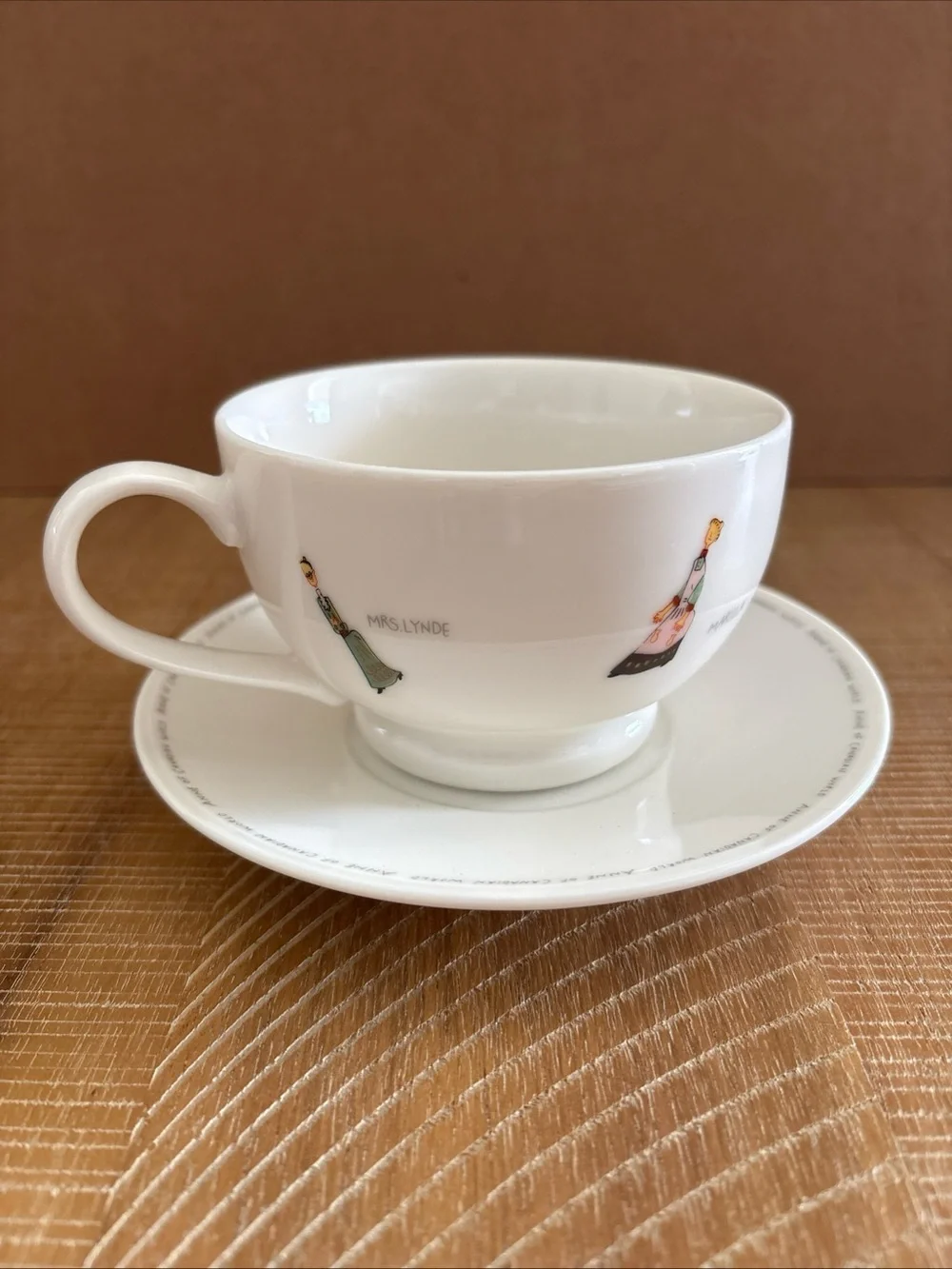 Anne Of Green Gables Canadian World Tea Cup And Saucer Japan